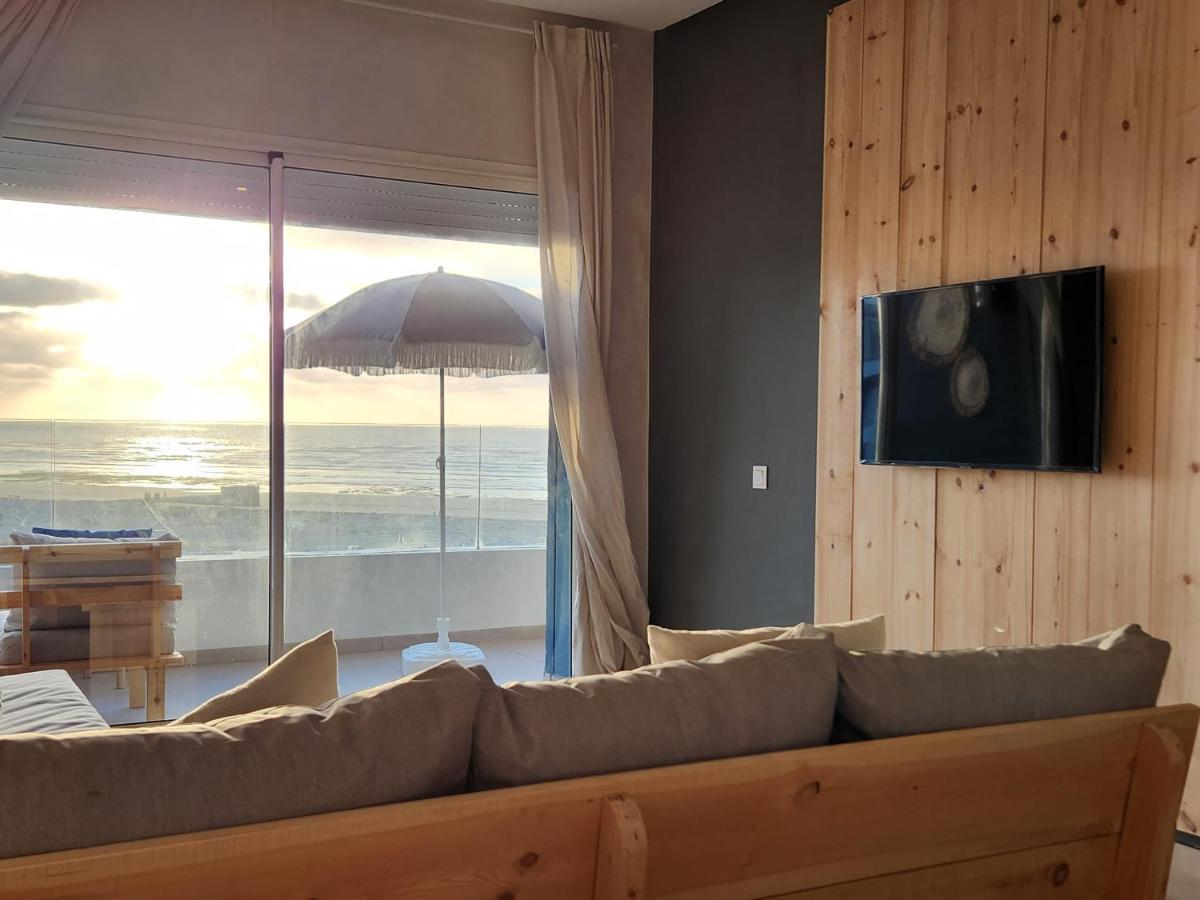 Sidi Rahal Blue View, Beachfront Wide Seaview With Pool Exterior foto